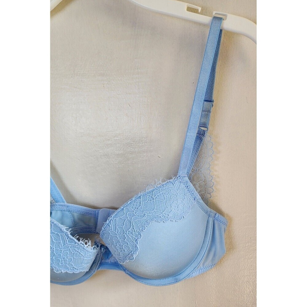 NWOT Auden Women's Blue Underwire Push-Up Bra Adjustable Straps Size 32B - Picture 2 of 4